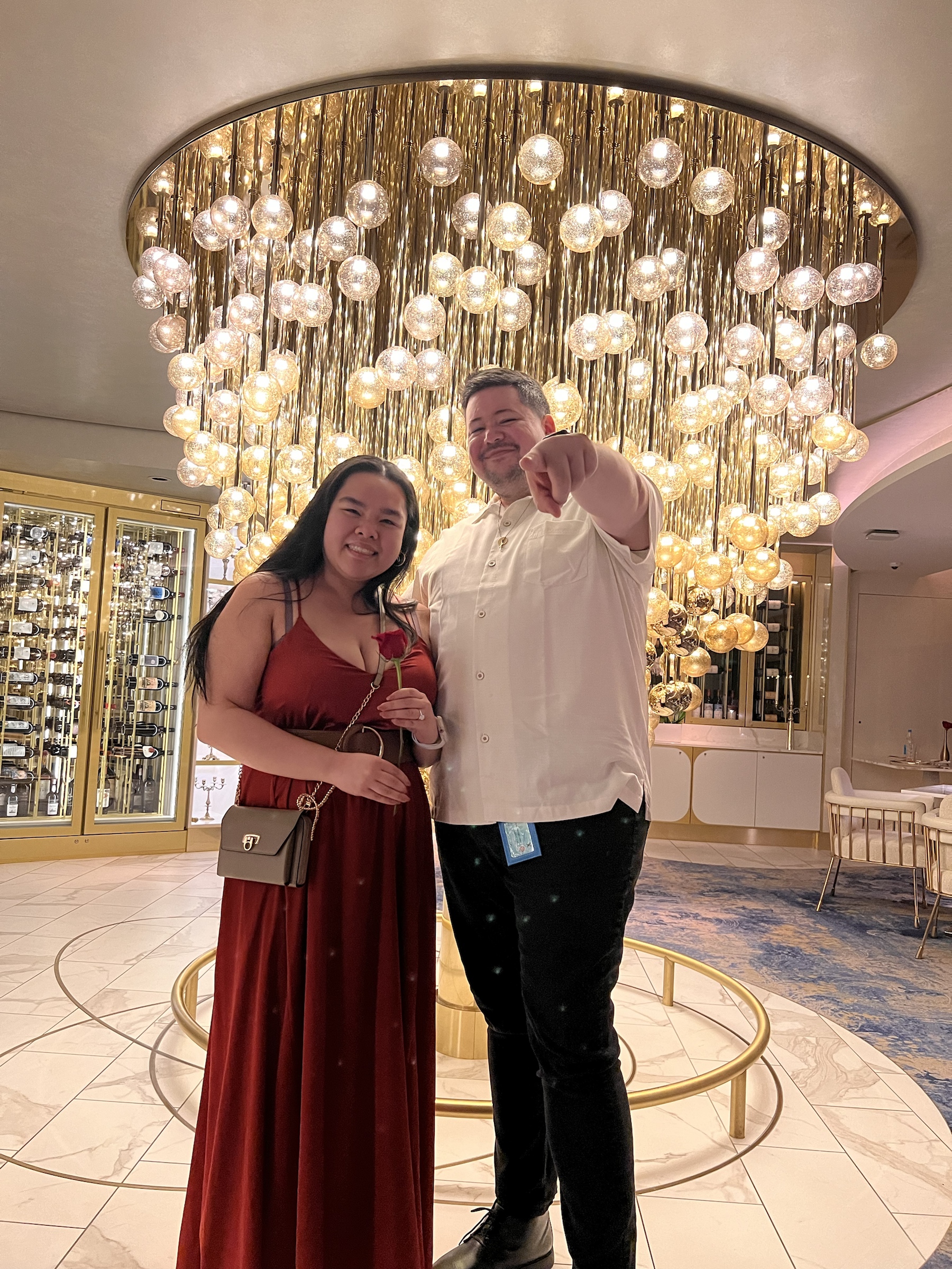 Jack and Jaclyn on the Disney Wish