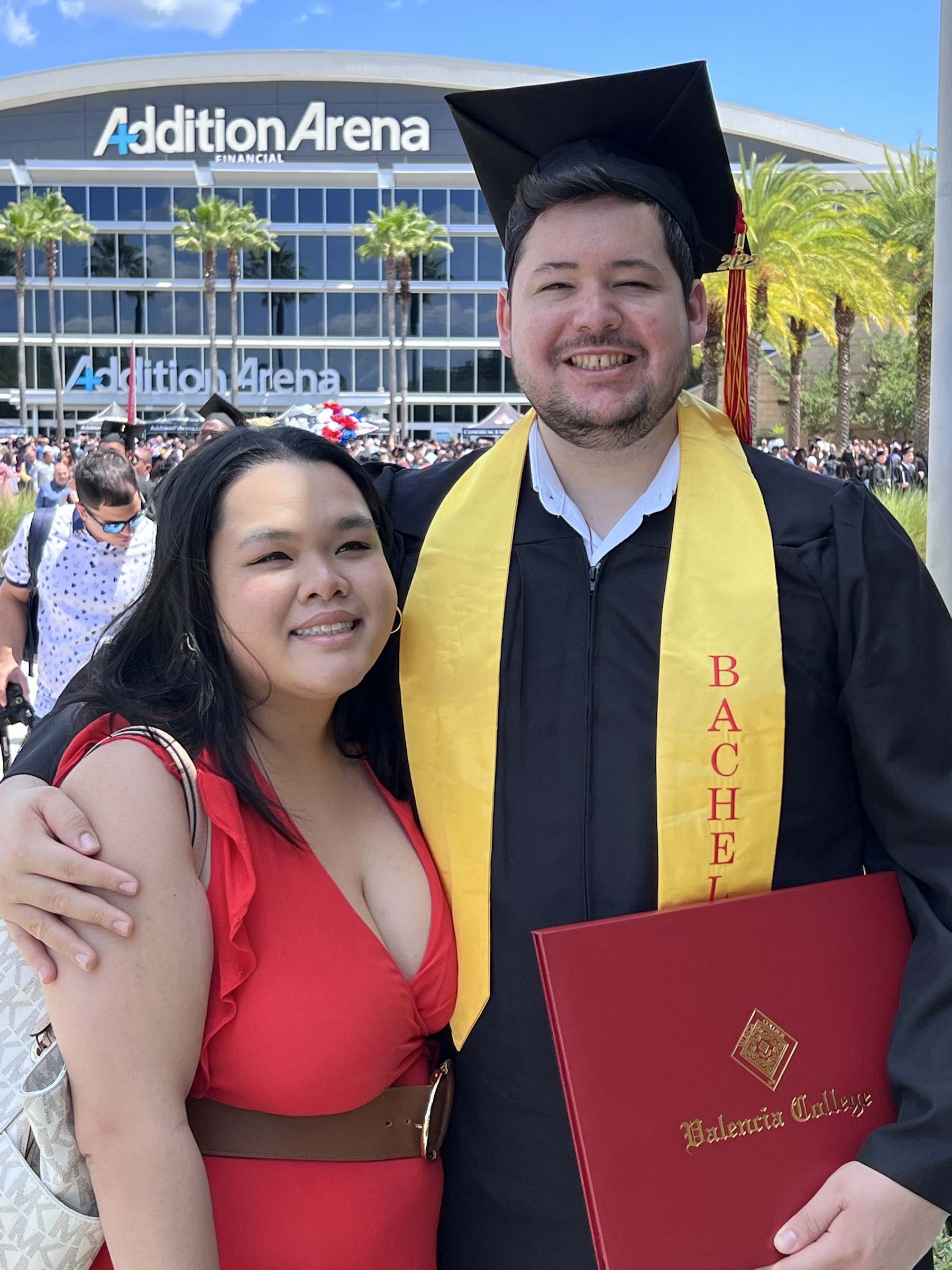 Jack and Jaclyn at Jack's graduation