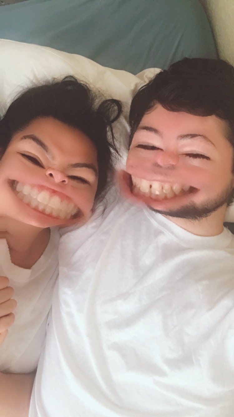 Jack and Jaclyn smiling together